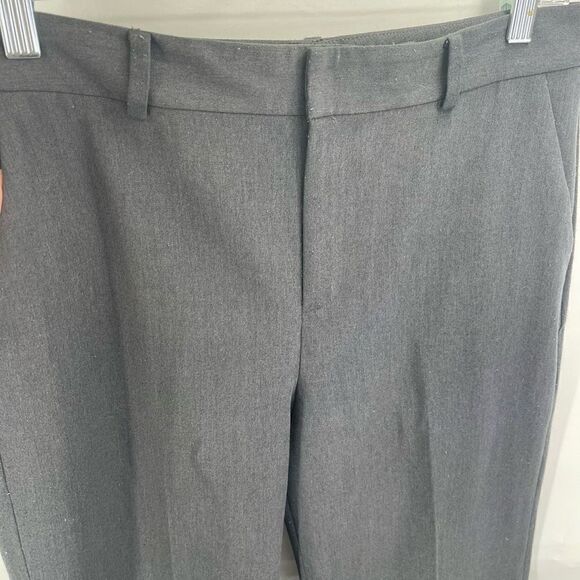 CHAPS Women's Dress Pants Career Trousers Straight Leg Work Pockets Gray Size 6 - Picture 13 of 14